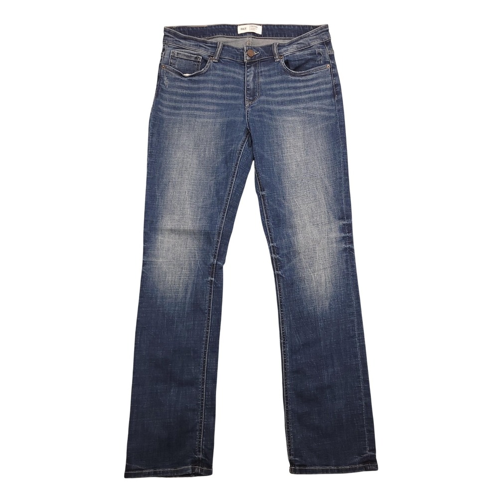 BKE Payton Jeans Mens 29x31.5 Blue Mid Rise Straight Denim Stretch Buckle‎